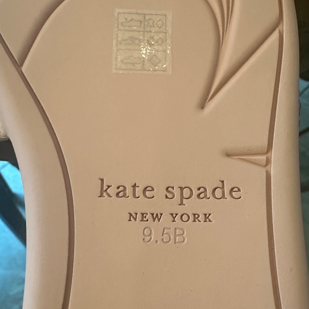Brand New $120 Kate Spade Pink Rhinestone All That Glitters Slide Sandals sz 9.5 - Picture 11 of 16